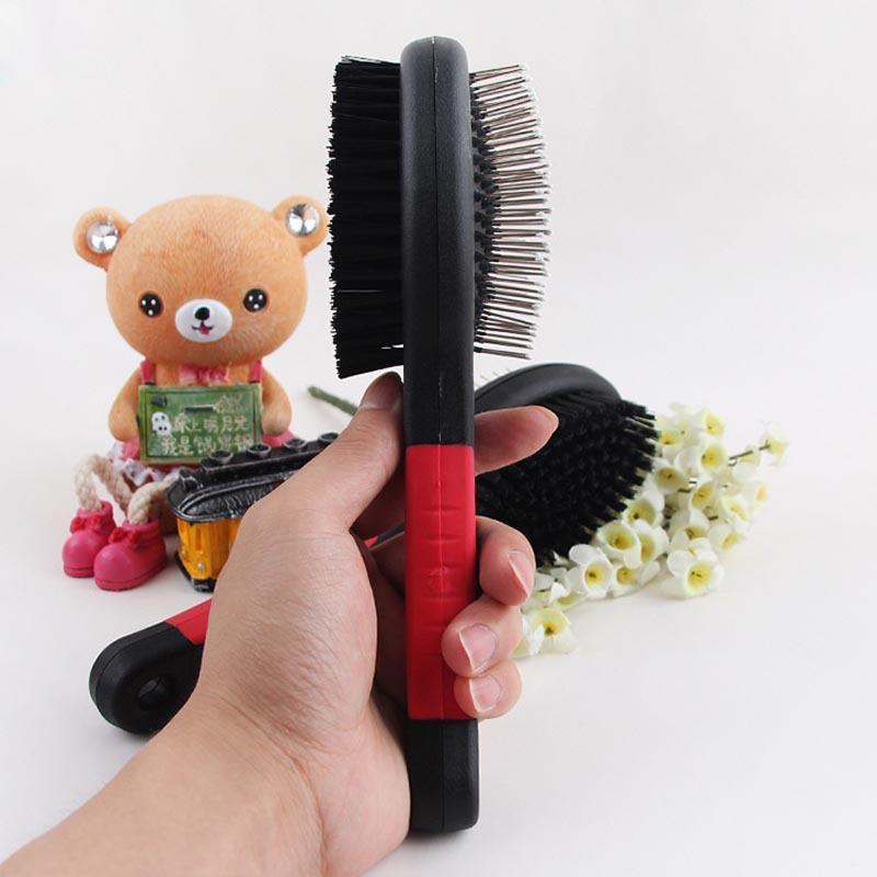 Dual sided Groom Brush Dog Brush & Comb Happy Paws 