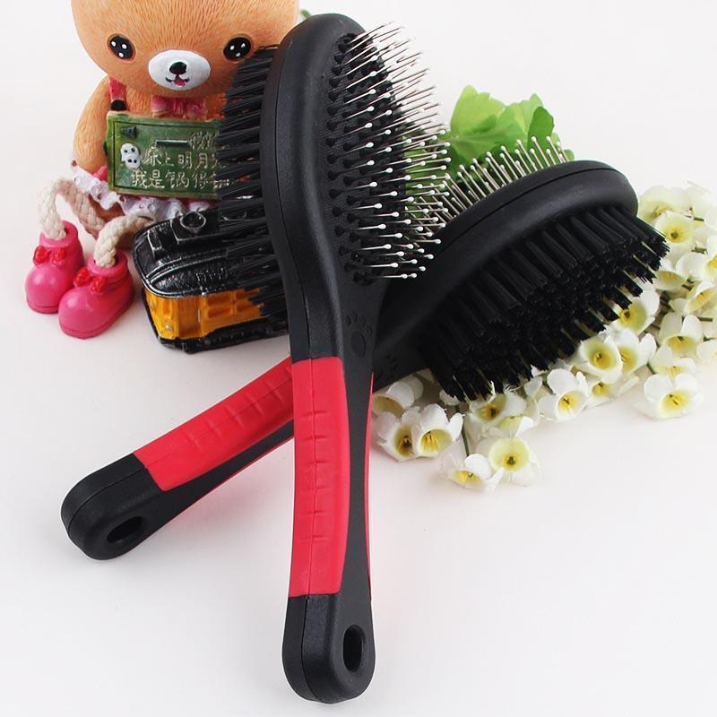 Dual sided Groom Brush Dog Brush & Comb Happy Paws 