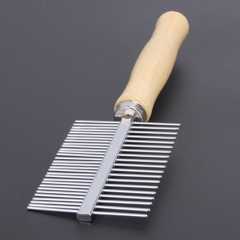 Dual sided Groom Tool Dog Brush & Comb Happy Paws 