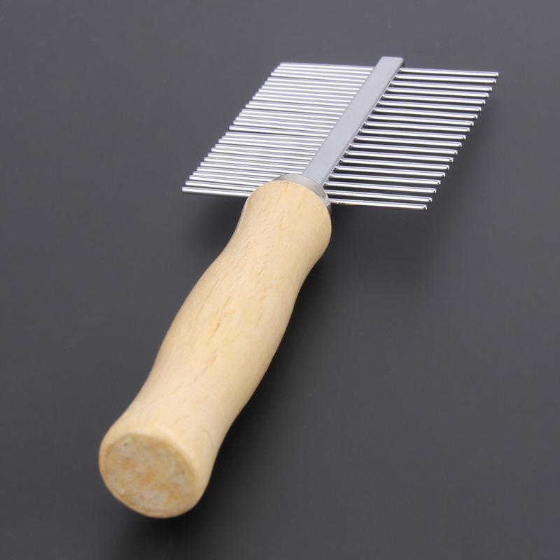 Dual sided Groom Tool Dog Brush & Comb Happy Paws 