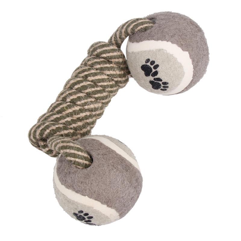 Dumbbell Rope Chew Toy Chew Toys Happy Paws 