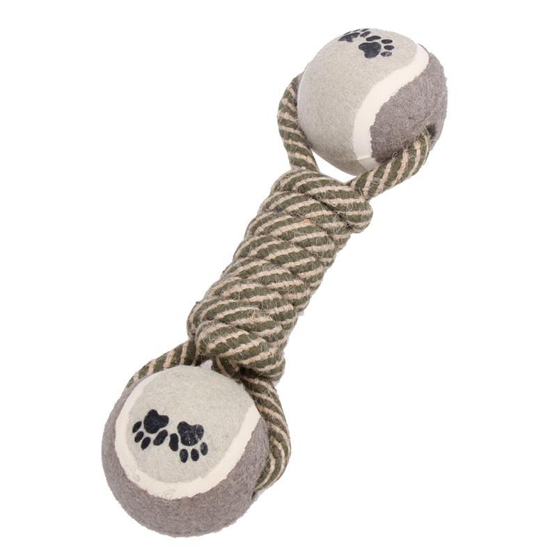 Dumbbell Rope Chew Toy Chew Toys Happy Paws 
