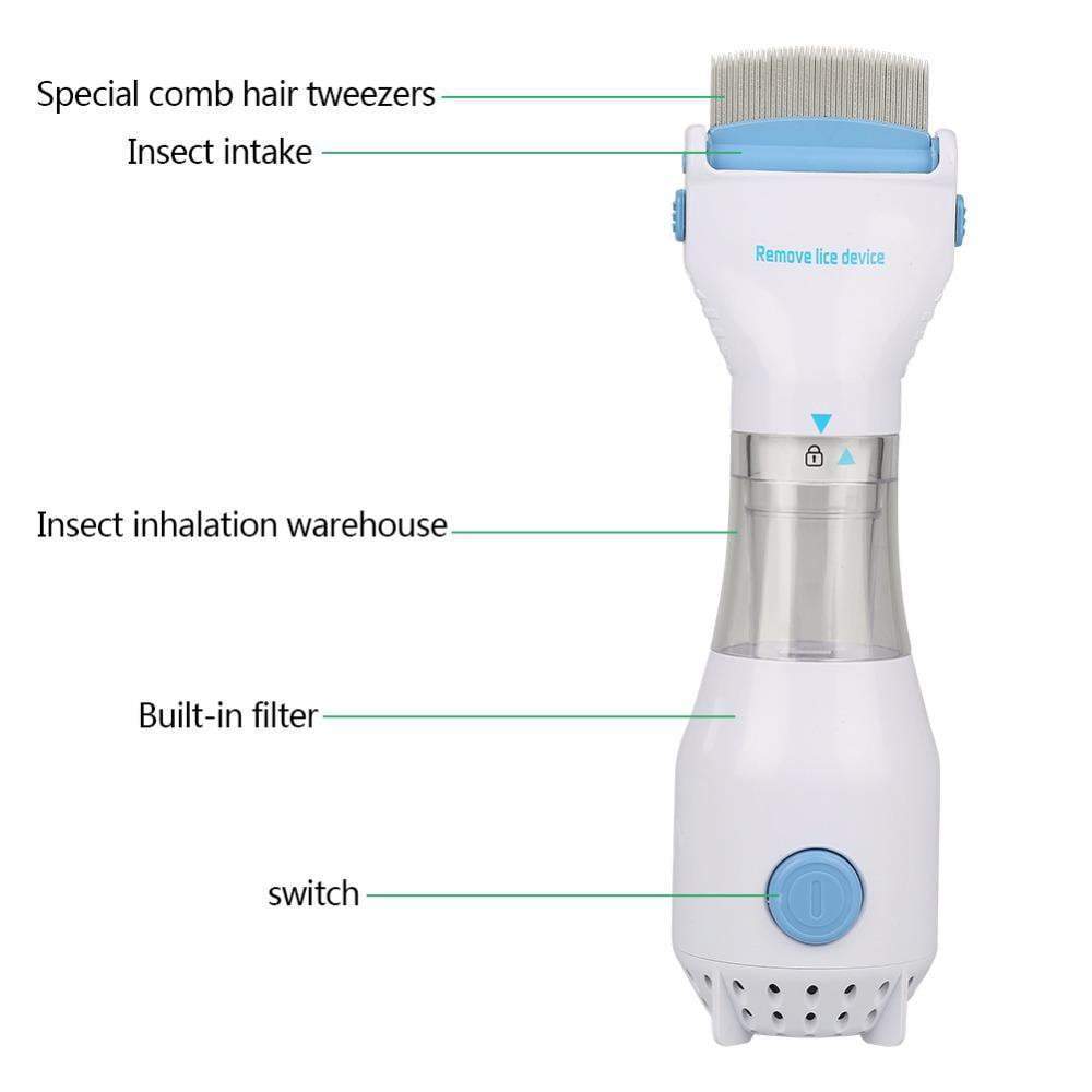 E-Comb Flea Vacuum Electronic Flea Comb Happy Paws 