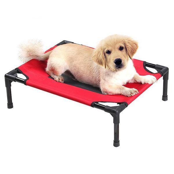 Elevated Hammock Bed Beds Happy Paws Red Medium 
