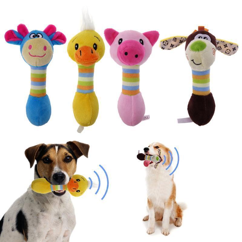 Farm Animals Squeaky Plush Family Plush & Squeaky Toys Happy Paws 