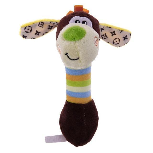 Farm Animals Squeaky Plush Family Plush & Squeaky Toys Happy Paws Brown Cow 