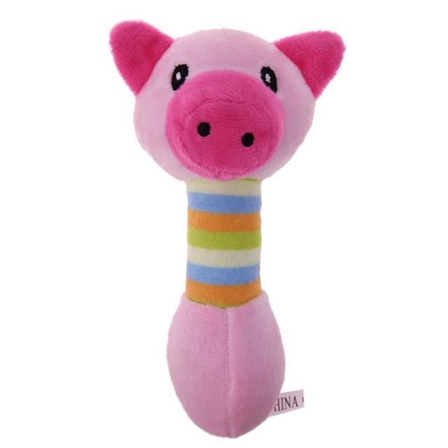Farm Animals Squeaky Plush Family Plush & Squeaky Toys Happy Paws Pink Pig 