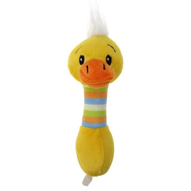 Farm Animals Squeaky Plush Family Plush & Squeaky Toys Happy Paws Yellow Duck 
