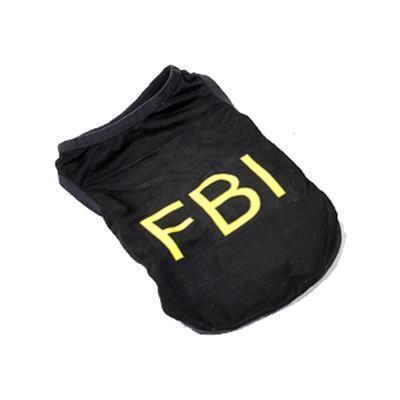 FBI Police Unit Vest Dog Vest Happy Paws Black XSmall 