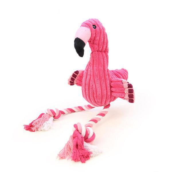 Floyd The Plush Flamingo Plush & Squeaky Toys Happy Paws 