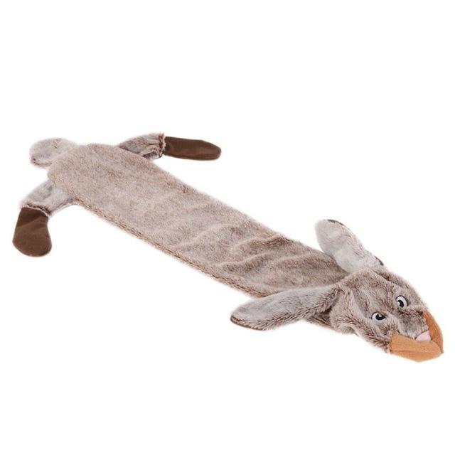Fox, Hare and Badger Flat Plush Range Plush & Squeaky Toys Happy Paws Rabbit De Niro 