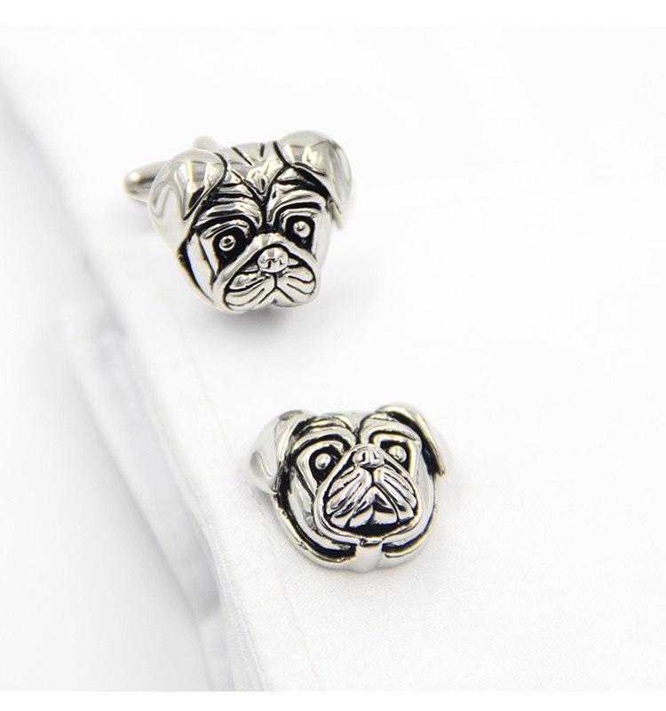 French Bulldog Cufflinks Mens Dog Cufflinks Happy Paws 