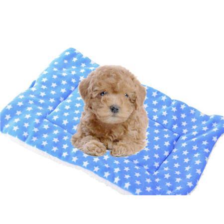 Funky Mat Bed Dog Bed Mat Happy Paws Blue Large 