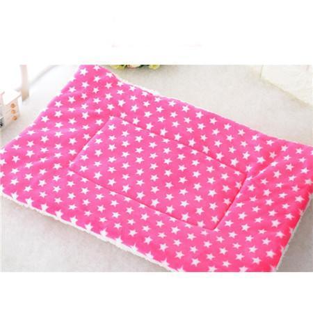 Funky Mat Bed Dog Bed Mat Happy Paws Pink Large 