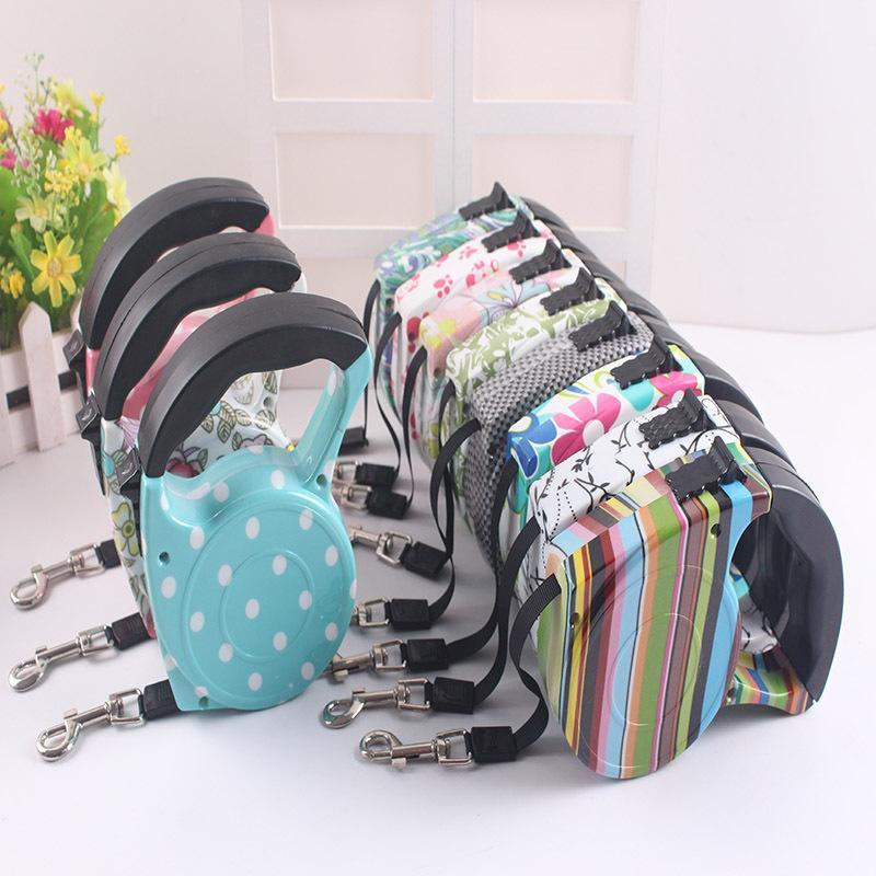 Funky Retractable Leash dog leash Happy Paws 