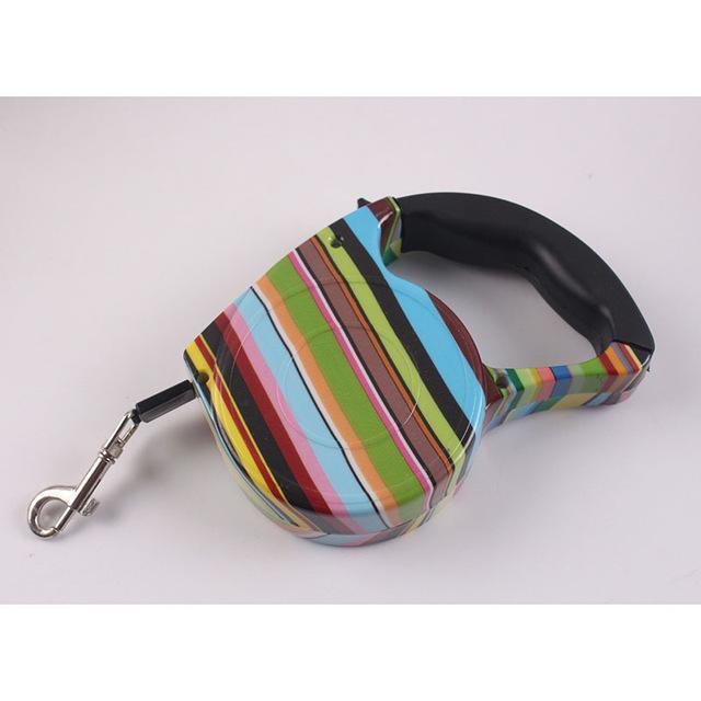 Funky Retractable Leash dog leash Happy Paws Groovey 