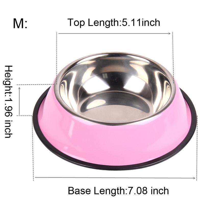 Funky Stainless Steel Bowls Feeding bowl Happy Paws 