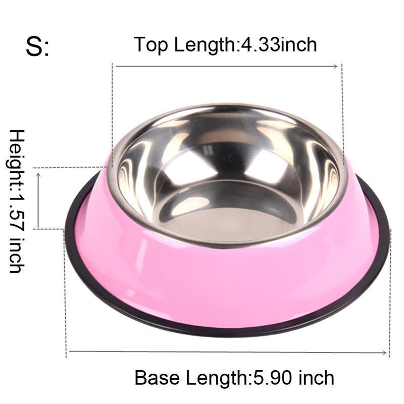 Funky Stainless Steel Bowls Feeding bowl Happy Paws 