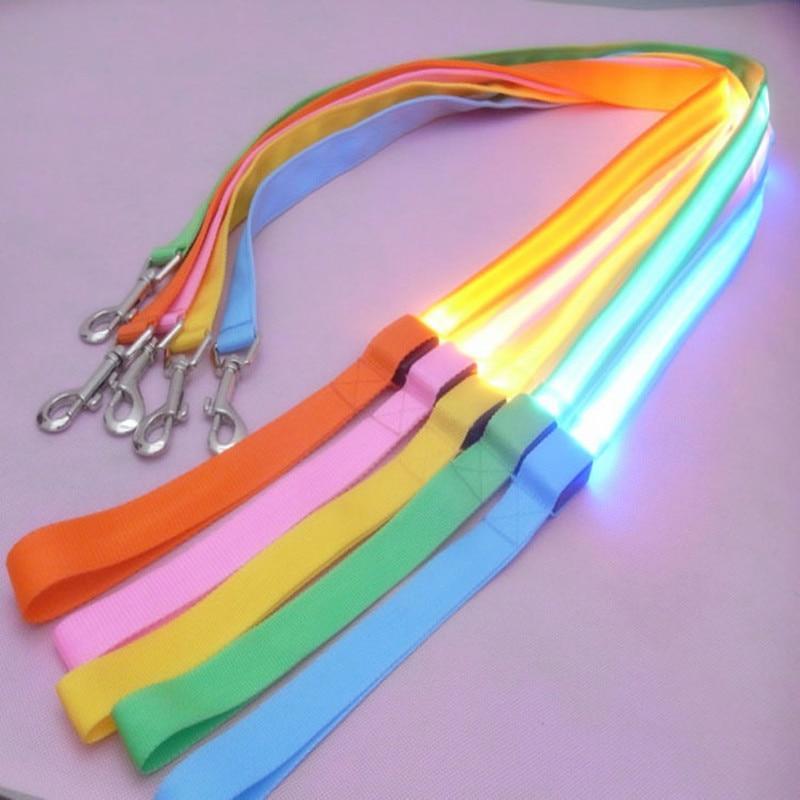 Glow-In-The-Dark LED Leash dog leash Happy Paws 