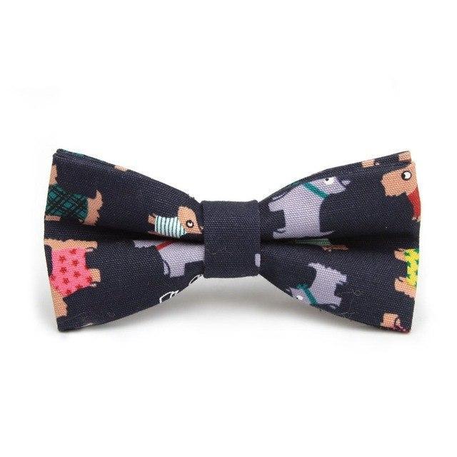 Hand crafted Bow Ties Mens Bow Tie Happy Paws 2 