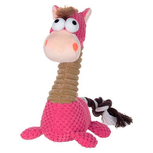 Harry Trotter The Plush Pony Plush & Squeaky Toys Happy Paws Pink 