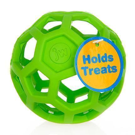 Holee Roller Treat Ball Puzzle toys Happy Paws Green Medium 8 cm 