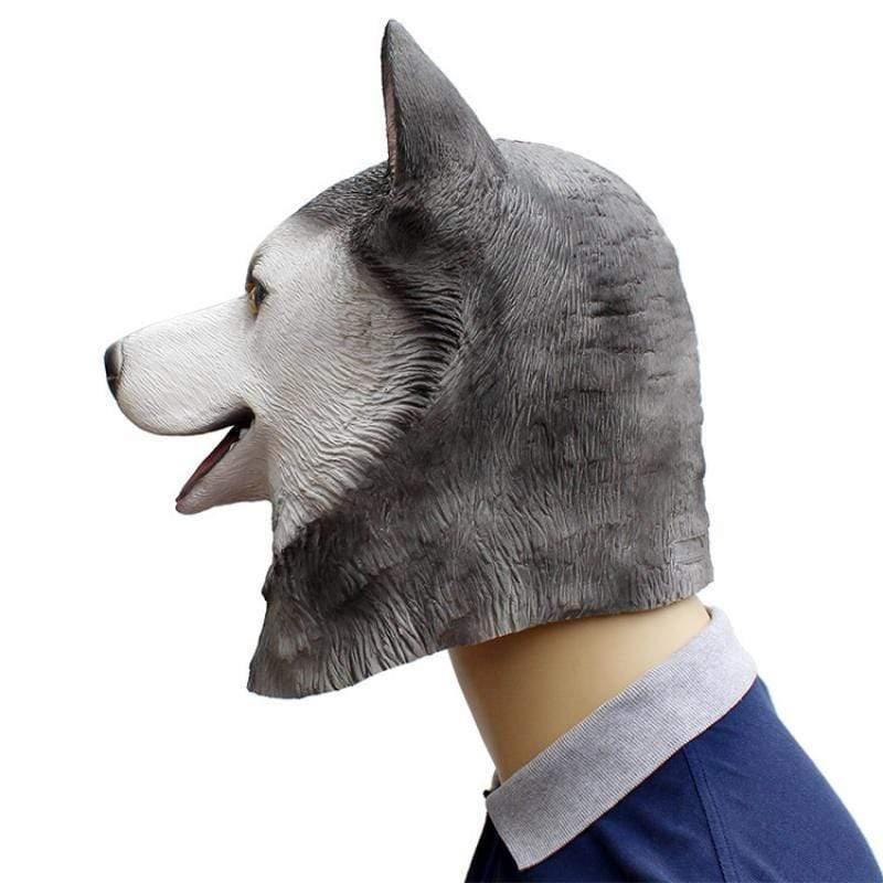 Husky Full Head Mask Dog Halloween Mask Happy Paws Online 