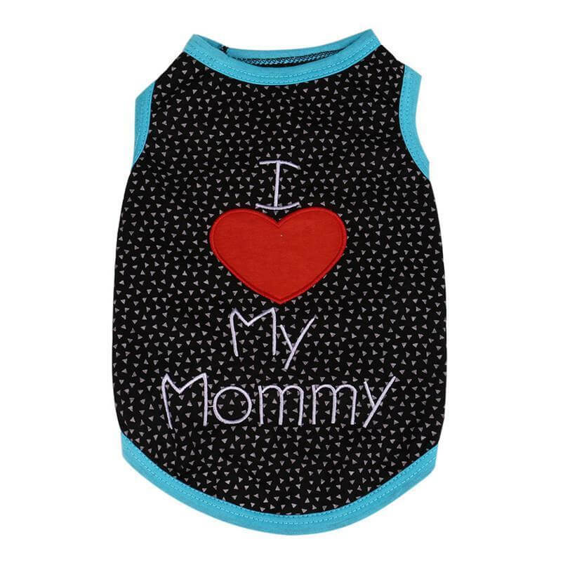 'I Love My Mommy' Dog Vest Dog Vest Happy Paws Large 