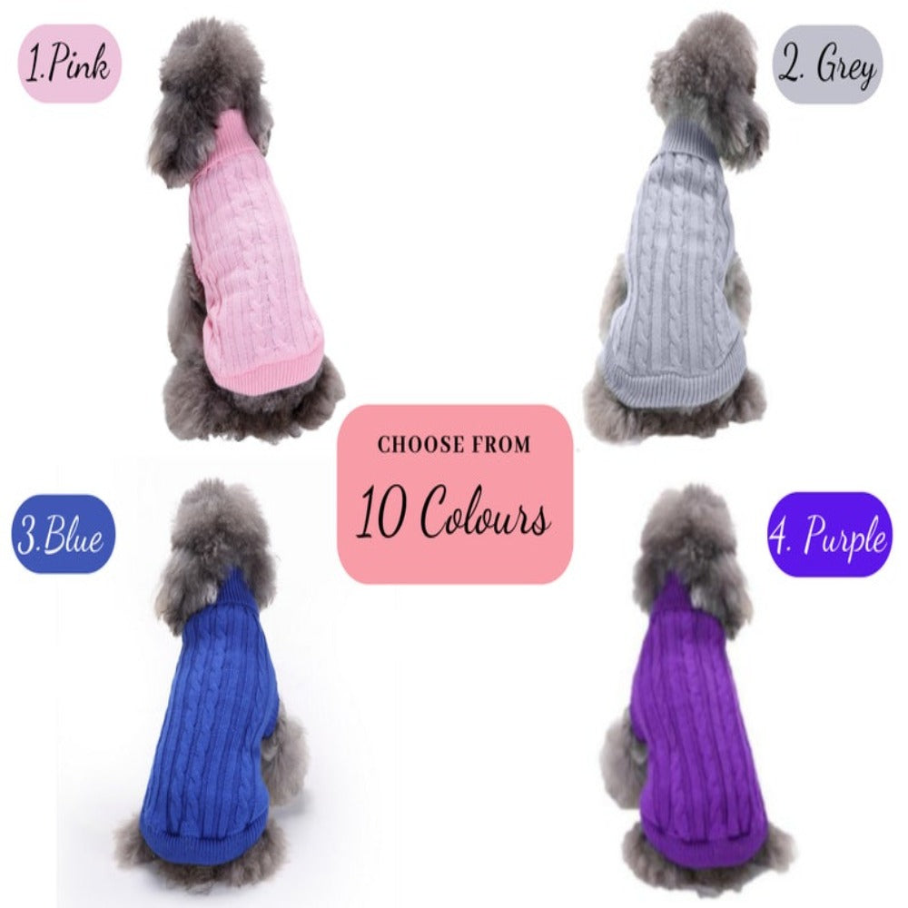 Pulls en tricot pour chiens