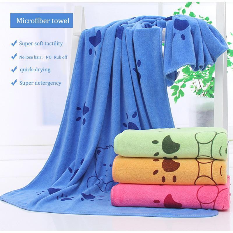 Large Absorbent Dog Towel Towels Happy Paws 