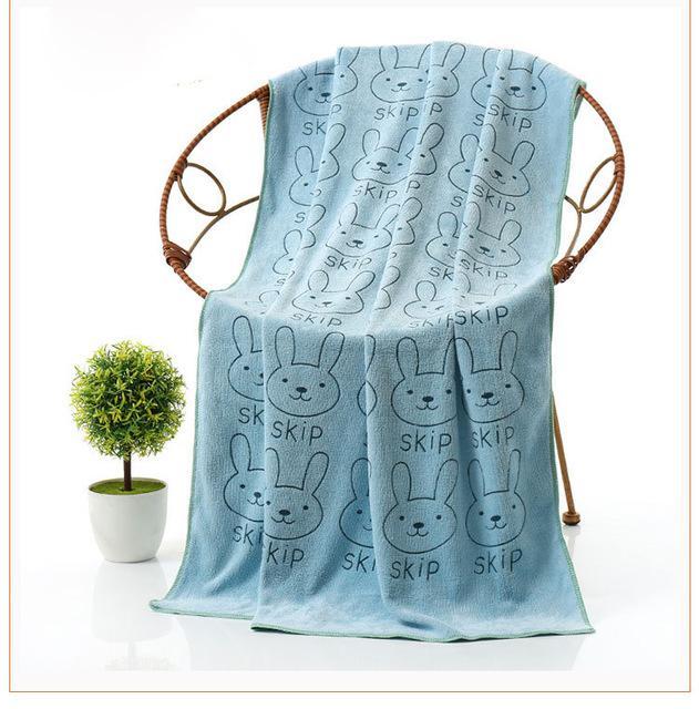 Large Absorbent Dog Towel Towels Happy Paws Light Blue 