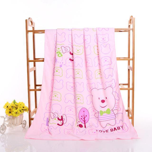 Large Absorbent Dog Towel Towels Happy Paws Pink 