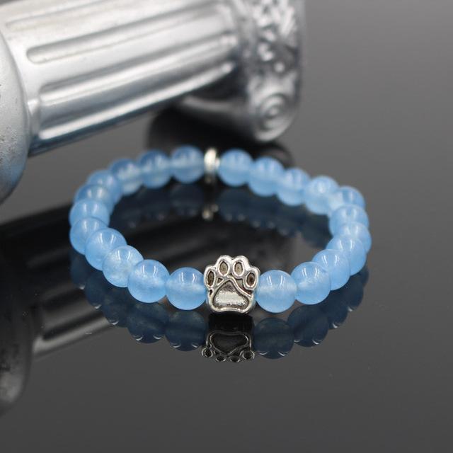 Lava Stone Healing Bracelet Paw Bracelet Happy Paws 3 Small 