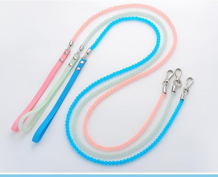 Luxury Pearl Glow in Dark Leash dog leash Happy Paws 