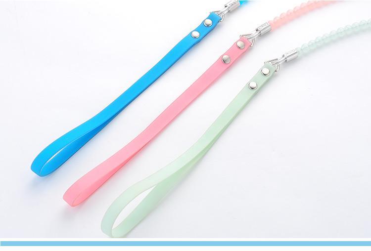 Luxury Pearl Glow in Dark Leash dog leash Happy Paws 