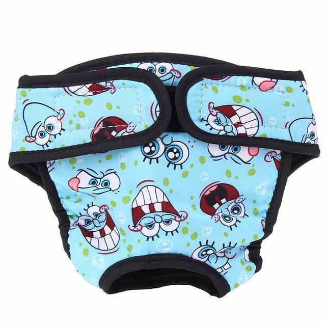 Menstruation Underwear Dog underwear Happy Paws Blue Small 