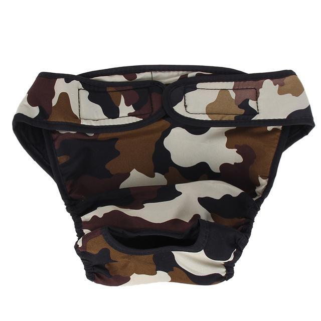 Menstruation Underwear Dog underwear Happy Paws Camouflage Small 