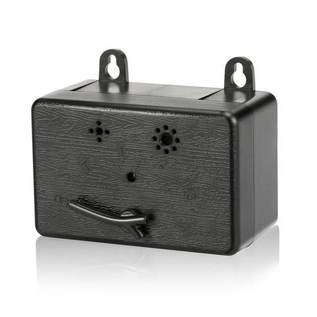 Mountable Bark Control Device Bark Repeller Happy Paws Black 
