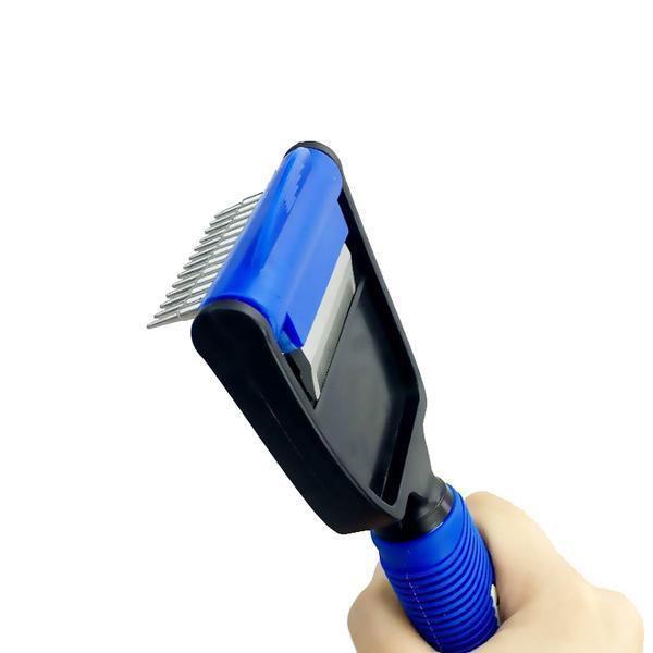 Multi-purpose Groom Rake Dog Brush & Comb Happy Paws 