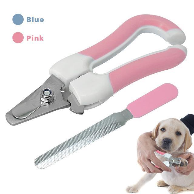 Nail Clipper Set Nail Cutter Set Happy Paws Pink Large 