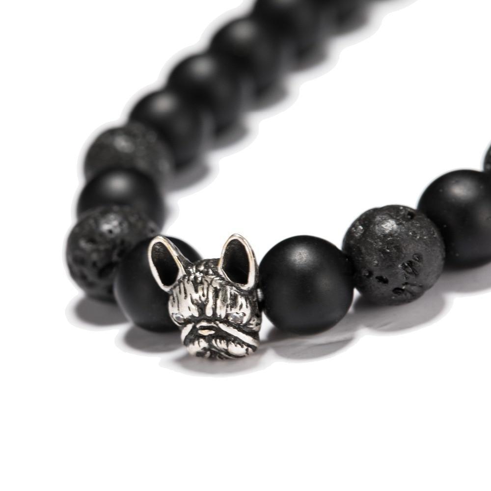 Natural Stone Bracelet Dog Bracelet Happy Paws 