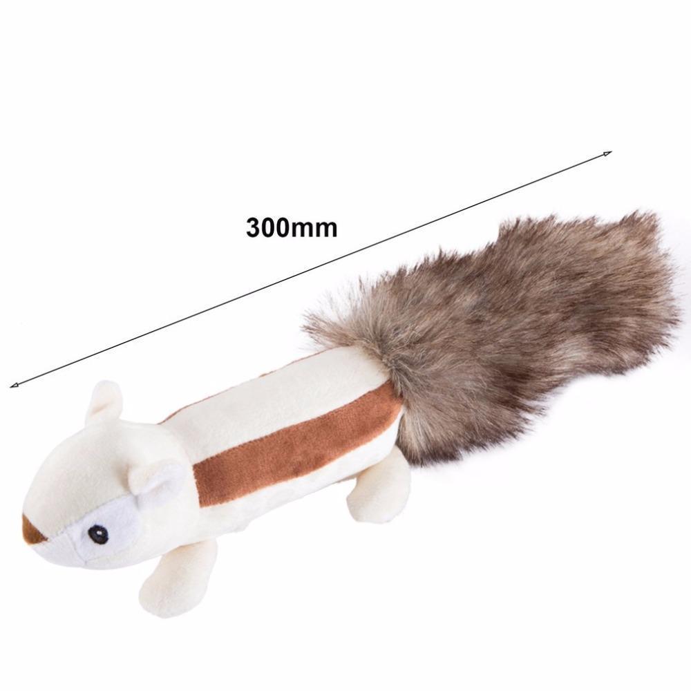 Nibbles The Plush Squirrel Plush & Squeaky Toys Happy Paws 