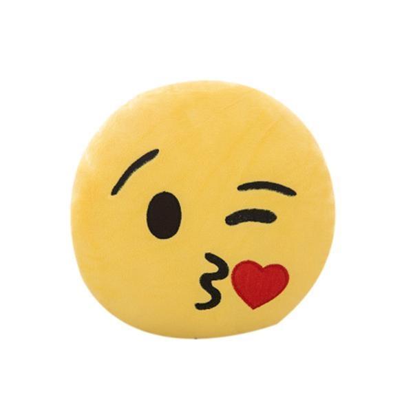 Plush Emoji Dog Pillow Toys Plush & Squeaky Toys Happy Paws B 