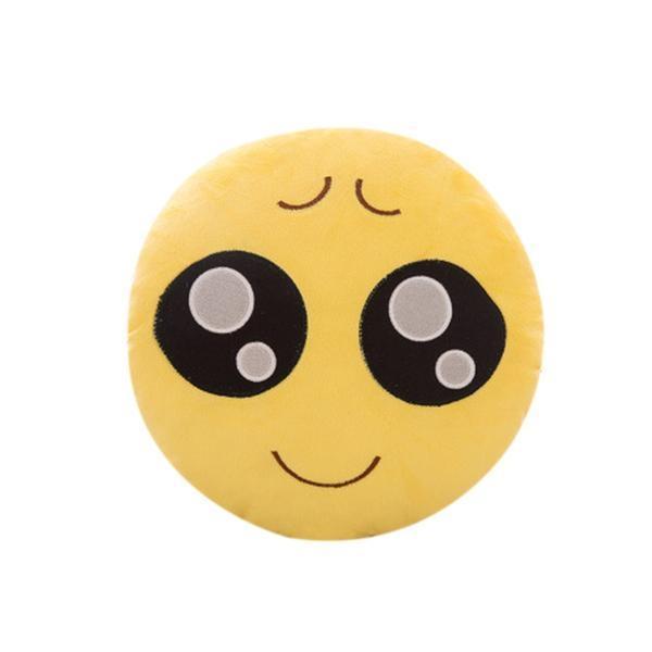 Plush Emoji Dog Pillow Toys Plush & Squeaky Toys Happy Paws C 