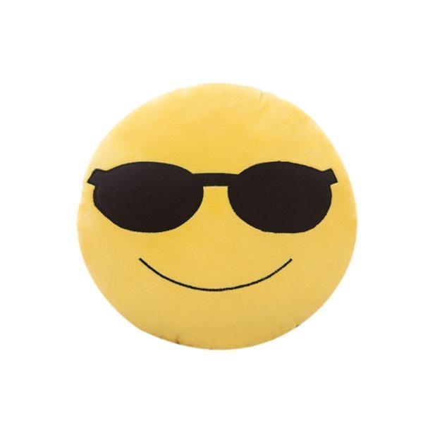 Plush Emoji Dog Pillow Toys Plush & Squeaky Toys Happy Paws D 