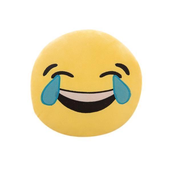 Plush Emoji Dog Pillow Toys Plush & Squeaky Toys Happy Paws I 