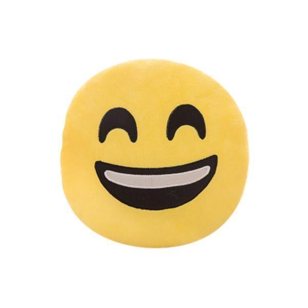 Plush Emoji Dog Pillow Toys Plush & Squeaky Toys Happy Paws J 