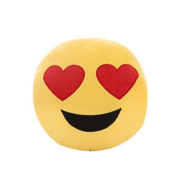 Plush Emoji Dog Pillow Toys Plush & Squeaky Toys Happy Paws K 