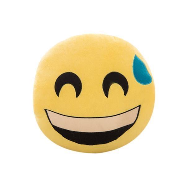 Plush Emoji Dog Pillow Toys Plush & Squeaky Toys Happy Paws L 
