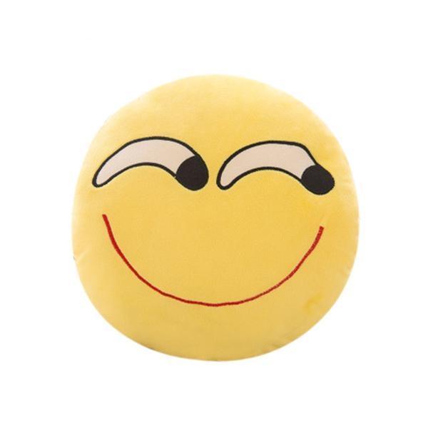 Plush Emoji Dog Pillow Toys Plush & Squeaky Toys Happy Paws N 